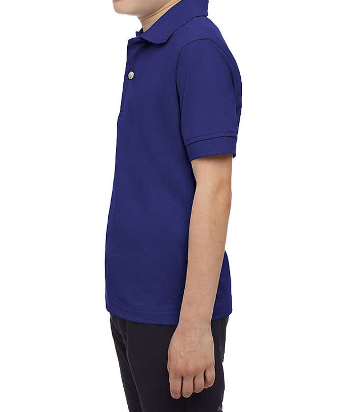 Blue Generation Youth Soft Touch Pique Polo - Black 6 Blue Generation Youth Soft Touch Pique Polo - Black