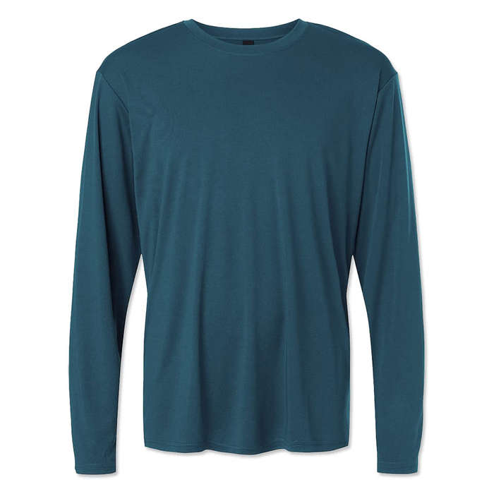 AllPro Interlock UPF 50 Long Sleeve Performance Shirt - Purple