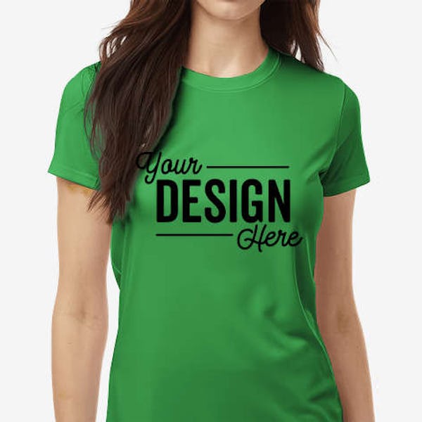 AllPro Women's Interlock UPF 50 Performance Shirt - Kelly Green