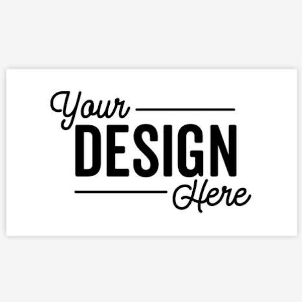 Full Color 2" x 3.5" Horizontal Business Cards - White