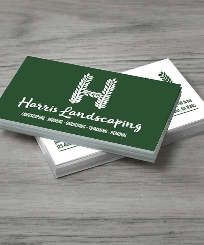 Full Color 2" x 3.5" Horizontal Business Cards - White 3 Full Color 2" x 3.5" Horizontal Business Cards - White