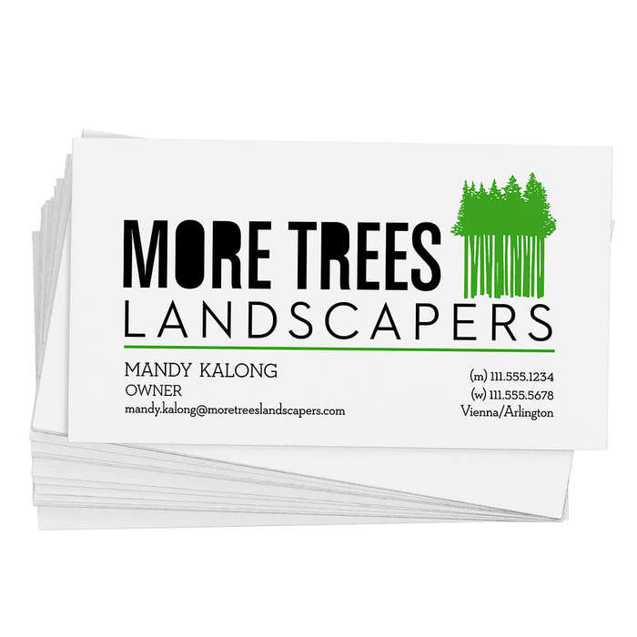Full Color Business Card Magnet - .036" - Team Purple