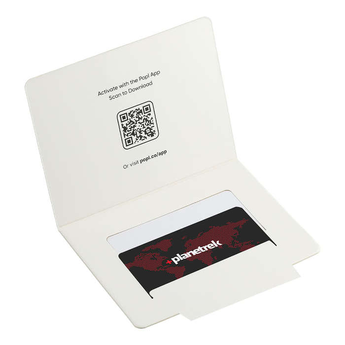 Full Color Popl Digital Business Card - White