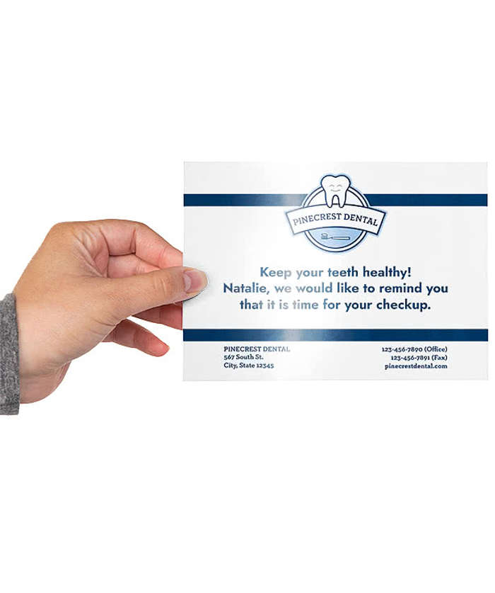 Full Color 5" x 7" Postcard - White