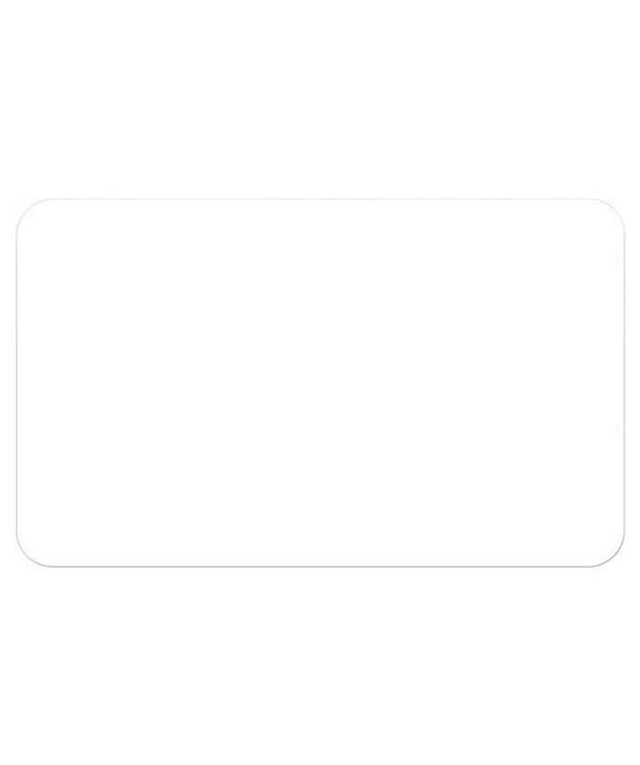 Full Color 30 Mil Jumbo Business Card Magnet - White