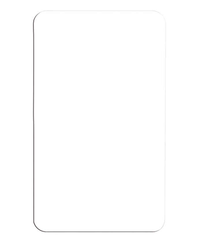 Full Color 20 Mil Jumbo Business Card Magnet - White