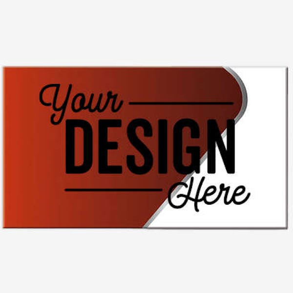 Full Color 10 Mil Solid Business Card Magnet - White