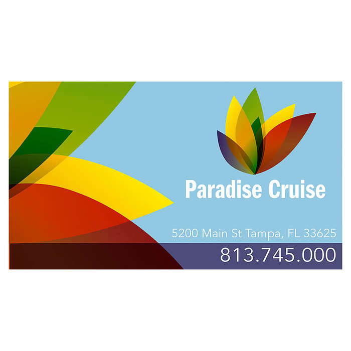Full Color 10 Mil Solid Business Card Magnet - White