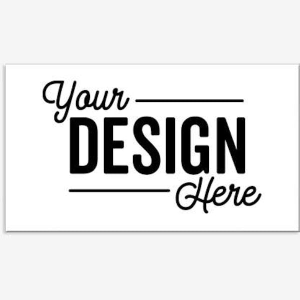 Full Color 20 Mil Business Card Magnet - White