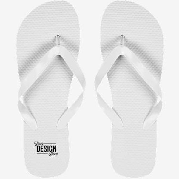 Copa Promotional Flip Flops - White