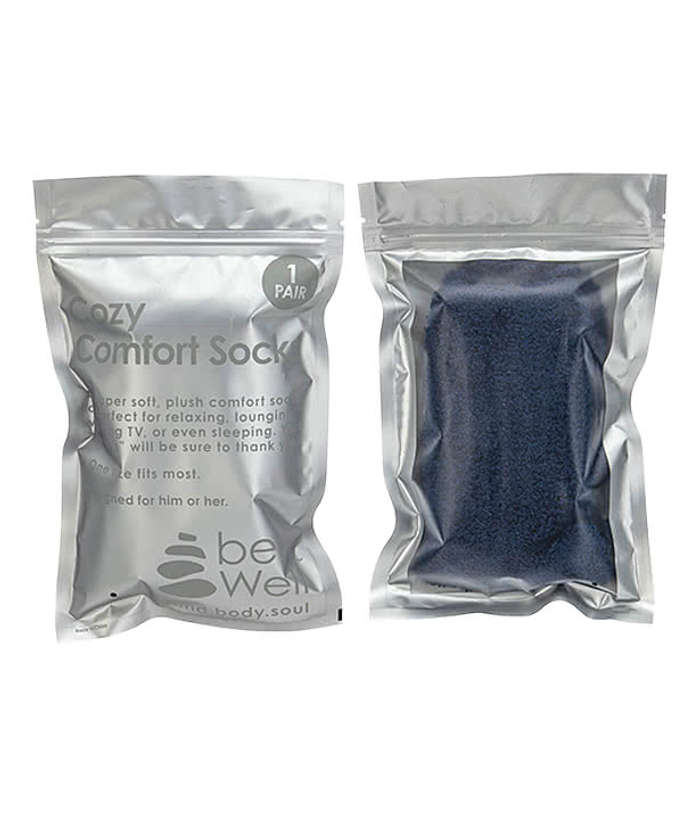 BeWell Cozy Comfort Socks - Gray 4 BeWell Cozy Comfort Socks - Gray
