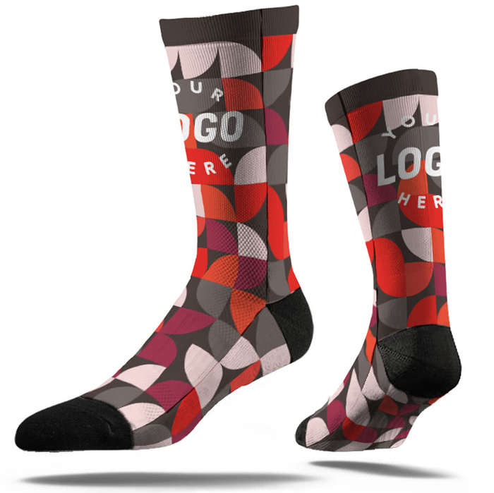Bauhaus Crew Socks - Black