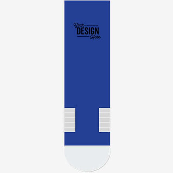 Back Stripe Premium Crew Socks - Blue