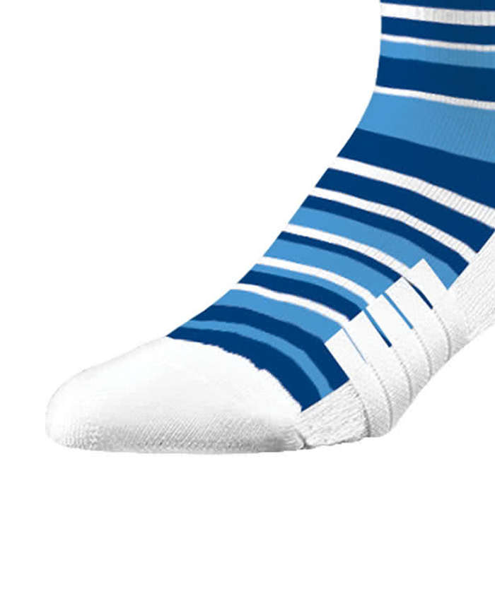 Athletic Stripe Premium Crew Socks - Black