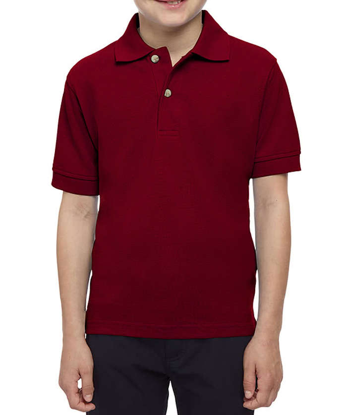 Blue Generation Youth Superblend Easy-Care Pique Polo - Hunter 4 Blue Generation Youth Superblend Easy-Care Pique Polo - Hunter