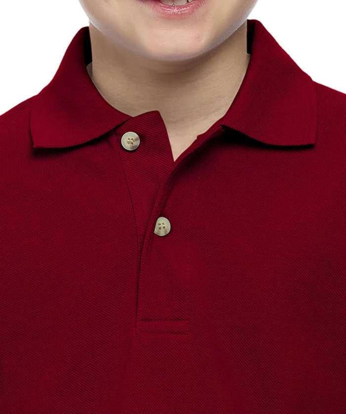 Blue Generation Youth Superblend Easy-Care Pique Polo - Hunter 7 Blue Generation Youth Superblend Easy-Care Pique Polo - Hunter