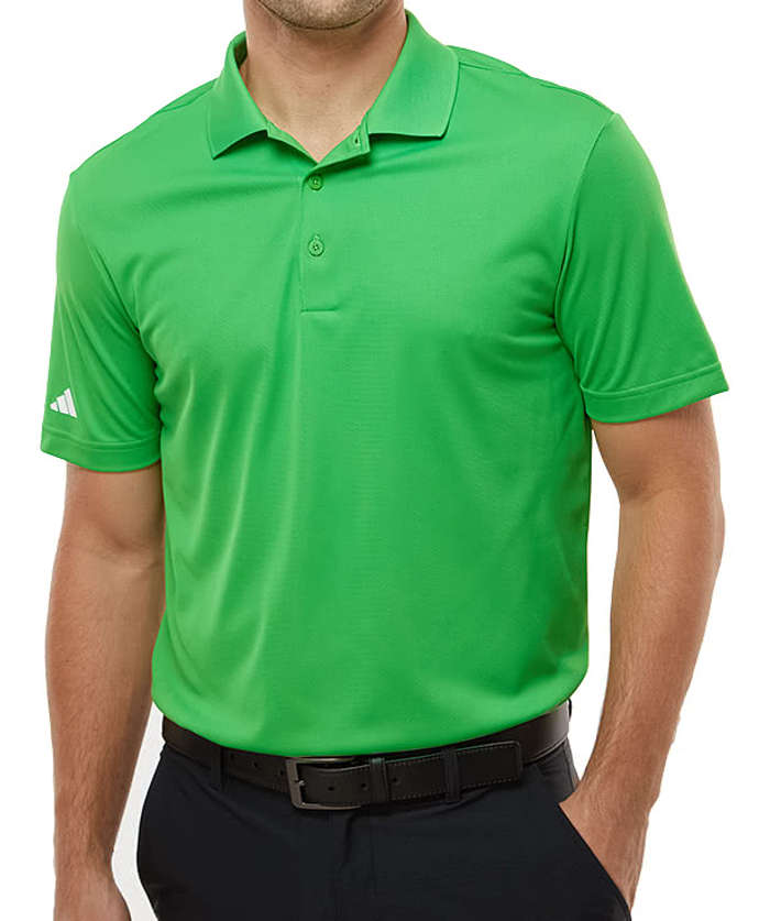 Adidas Sport Recycled Performance Polo - Embroidered - Collegiate Navy