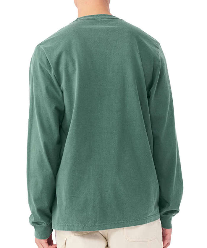 Bella + Canvas Heavyweight Garment-Dyed Long Sleeve T-shirt - Washed Chestnut 4 Bella + Canvas Heavyweight Garment-Dyed Long Sleeve T-shirt - Washed Chestnut