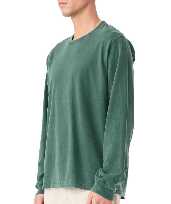 Bella + Canvas Heavyweight Garment-Dyed Long Sleeve T-shirt - Washed Chestnut 5 Bella + Canvas Heavyweight Garment-Dyed Long Sleeve T-shirt - Washed Chestnut