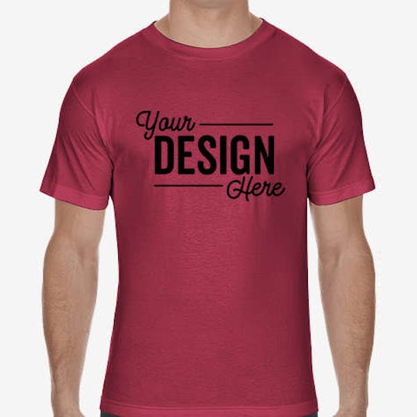 American Apparel Heavyweight Cotton T-shirt - Cardinal