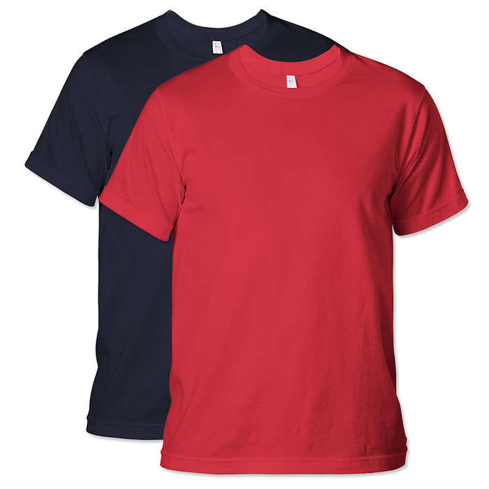 Bayside USA-Made Jersey T-shirt - Red