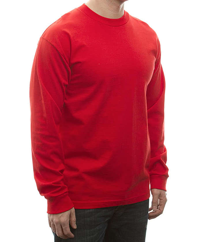 Bayside USA-Made 100% Cotton Long Sleeve T-shirt - Dark Ash 3 Bayside USA-Made 100% Cotton Long Sleeve T-shirt - Dark Ash