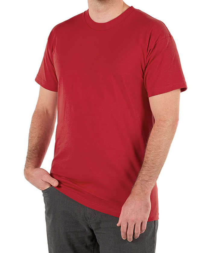Bayside USA Union-Made 100% Cotton T-shirt - Red