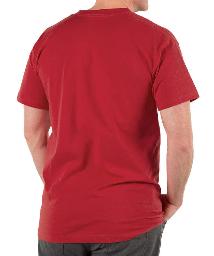 Bayside USA Union-Made 100% Cotton T-shirt - Red