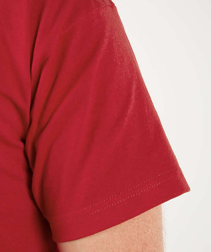 Bayside USA Union-Made 100% Cotton T-shirt - Red