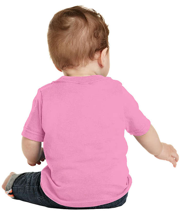 Port & Company Infant Core Cotton T-shirt - Candy Pink 4 Port & Company Infant Core Cotton T-shirt - Candy Pink