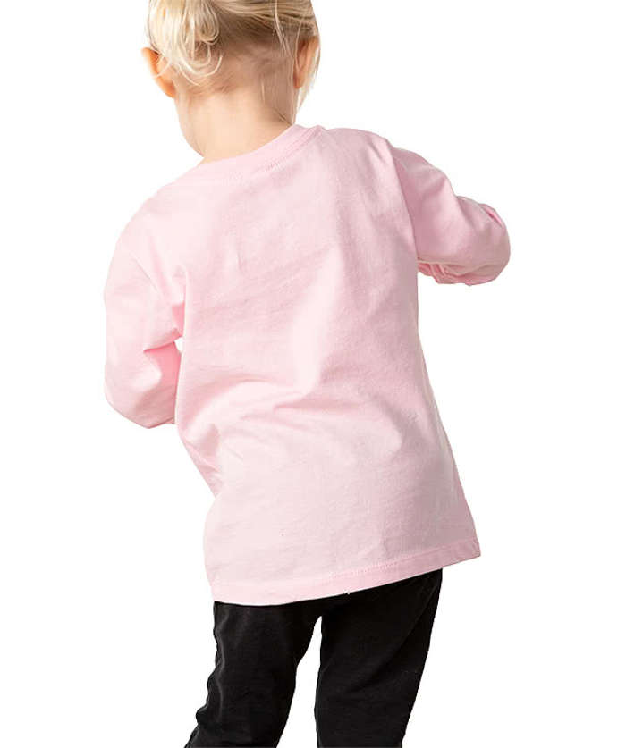 Bella + Canvas Toddler Jersey Long Sleeve T-shirt - Heather Columbia Blue