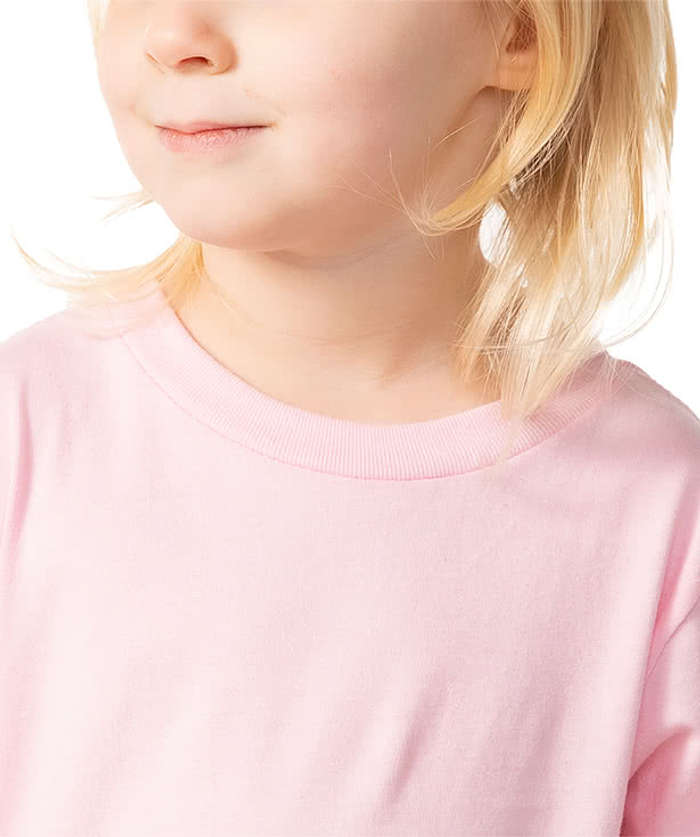 Bella + Canvas Toddler Jersey Long Sleeve T-shirt - Heather Columbia Blue