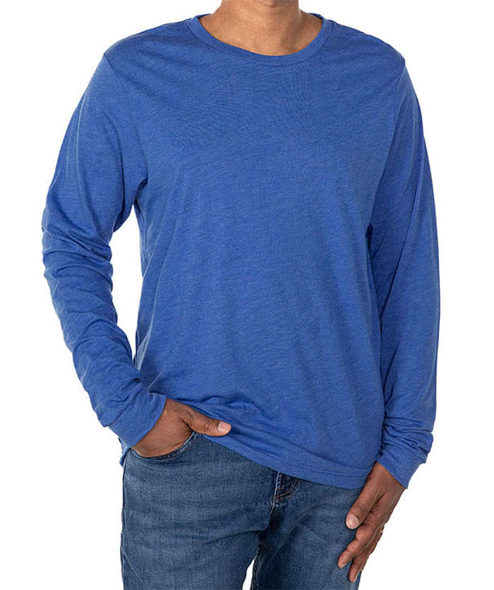 Bella + Canvas Tri-Blend Long Sleeve T-shirt - Olive Tri-Blend 3 Bella + Canvas Tri-Blend Long Sleeve T-shirt - Olive Tri-Blend