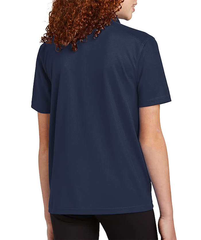 Sport-Tek Youth UPF 50 Performance Micropique Polo - True Navy 5 Sport-Tek Youth UPF 50 Performance Micropique Polo - True Navy
