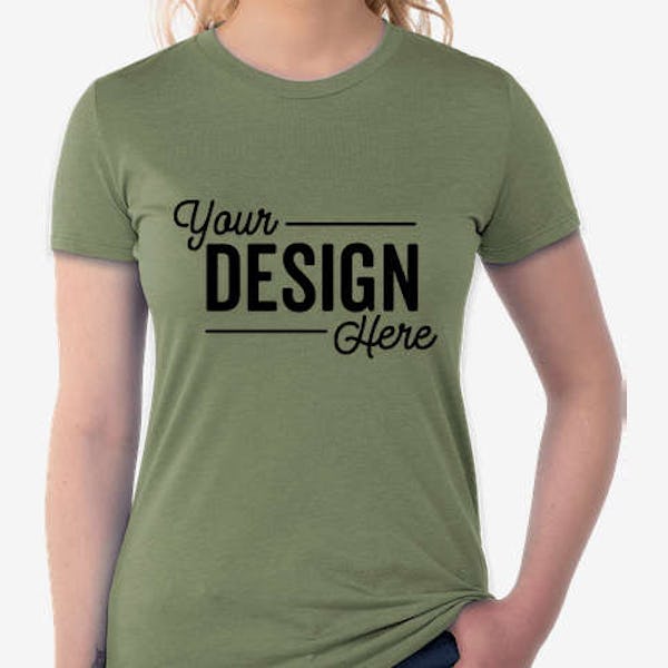 Allmade Women's Tri-Blend T-shirt - Olive You Green