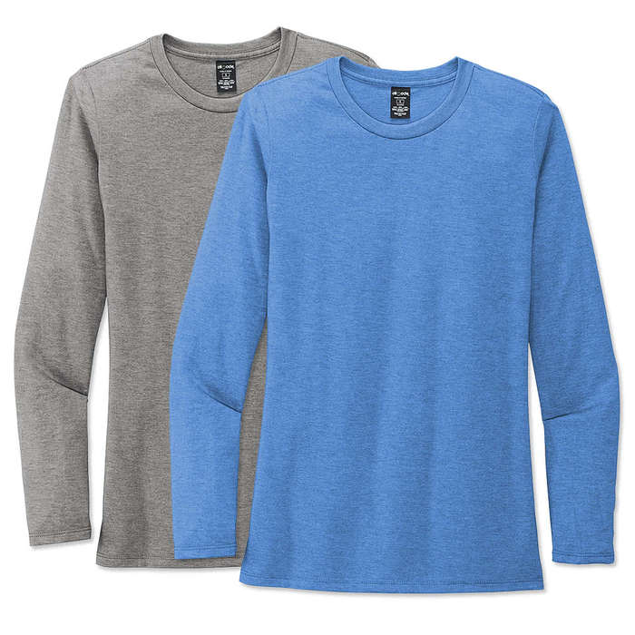 Allmade Women's Tri-Blend Long Sleeve T-shirt - Vino Red