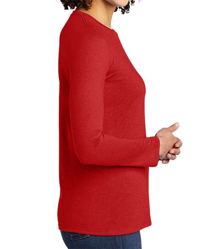 Allmade Women's Tri-Blend Long Sleeve T-shirt - Vino Red