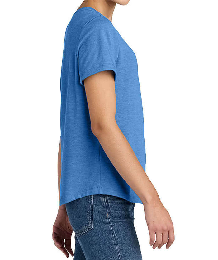 Allmade Women’s Tri-Blend Scoop Neck T-shirt - Azure Blue 5 Allmade Women’s Tri-Blend Scoop Neck T-shirt - Azure Blue